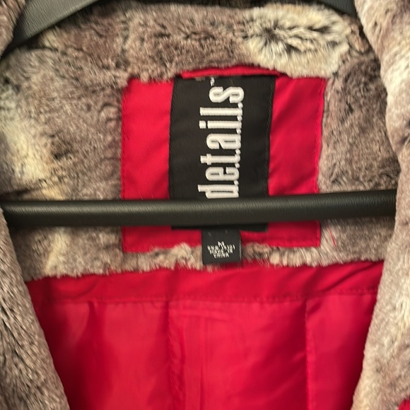 womens lined hooded winter coat - Picture 5 of 6